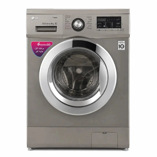 LG FH4G6TDY6 Front Load Washer | 8kg, 6 Motion Direct Drive, Steam™ - used 6 months - Al Thahani Furniture