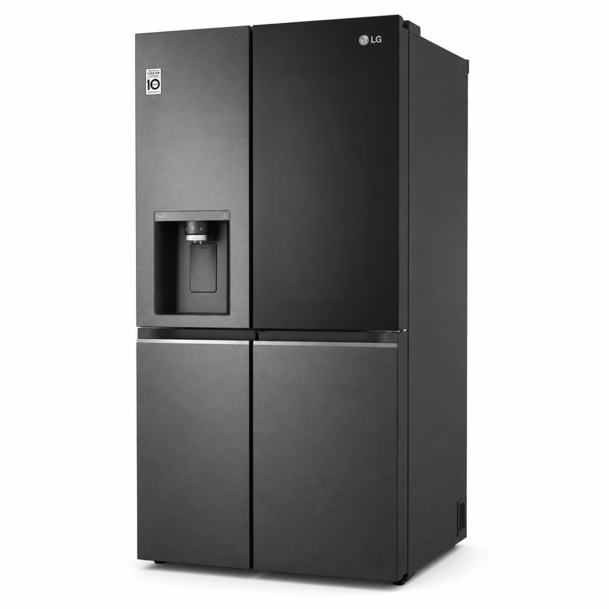 LG GR-X267CQES InstaView™ Side-by-Side Refrigerator – 617L – Matte Black - Al Thahani Furniture