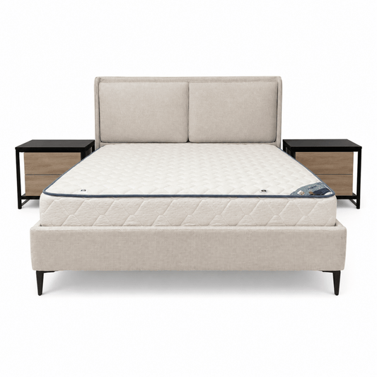 Lifestyle Furniture SM 8386A Queen Bedroom Set with Mattress – 160 × 200 cm - Al Thahani Furniture