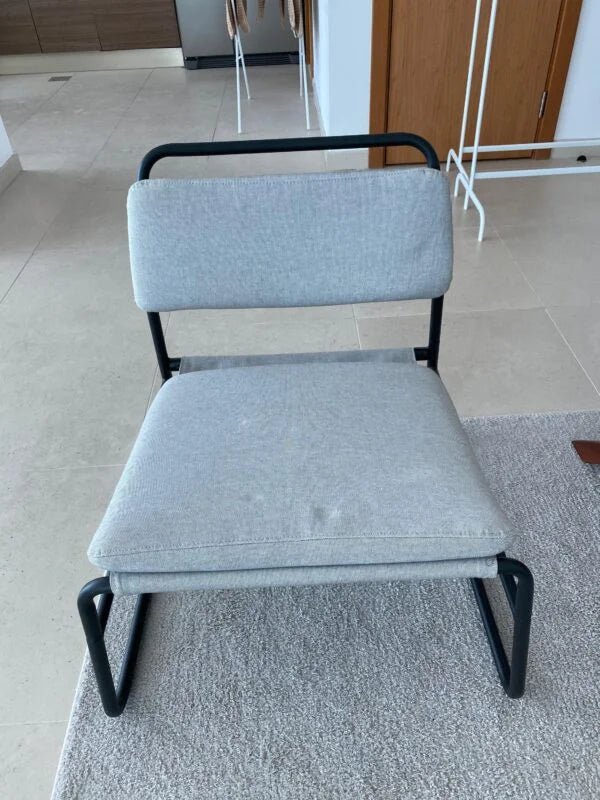 LINNEBÄCK Easy Chair –Light Grey, IKEA - althahanifurniture