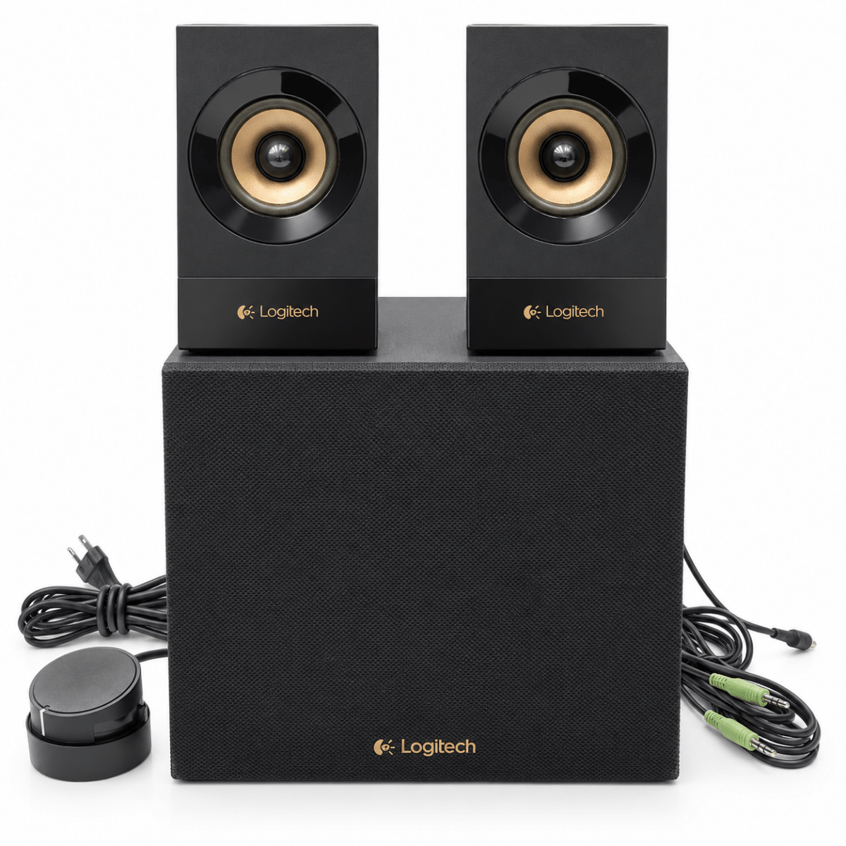 Logitech Z533 2.1 Multimedia Speaker System with Subwoofer – Black - Al Thahani Furniture