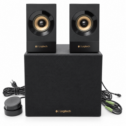 Logitech Z533 2.1 Multimedia Speaker System with Subwoofer – Black - Al Thahani Furniture