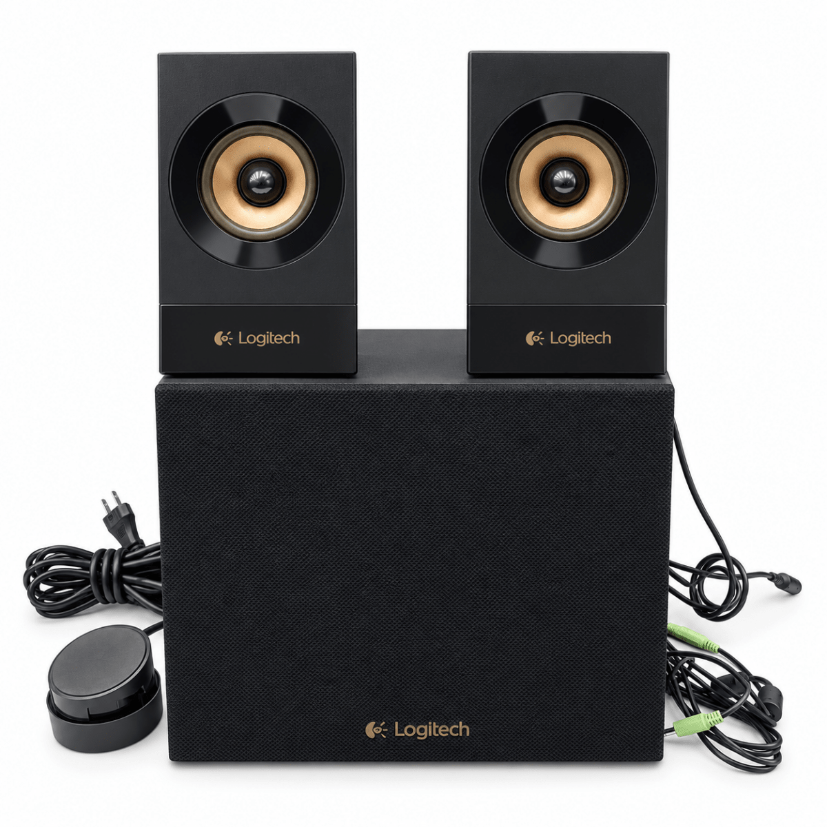 Logitech Z533 2.1 Multimedia Speaker System with Subwoofer – Black - Al Thahani Furniture