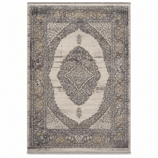 LYON Turkish Traditional Area Carpet – Beige – 120 × 170 cm - Al Thahani Furniture