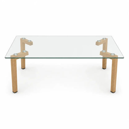 Mahmayi Glass Coffee Table - used 4 months - Al Thahani Furniture