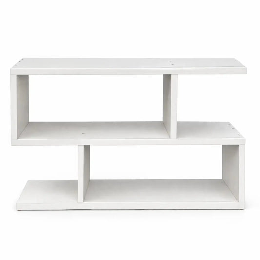 Mahmayi Wooden Modern S - Shaped TV Stand and Coffee Table – used 6 months - althahanifurniture