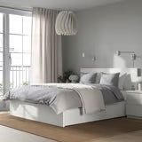 IKEA MALM King Bed with 2 Storage Drawers & Mattress