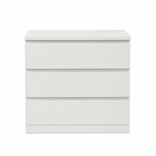 MALM Chest of 3 Drawers, White, 80x78 cm – used 5 months - Al Thahani Furniture