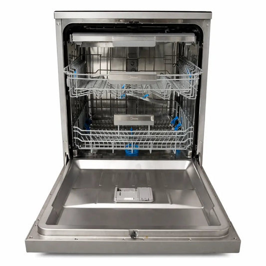 Midea 15 Place Silver Dishwasher – Dual Zone Wash, 11 Wash Programs(Used – 5 Months, Excellent Condition) - althahanifurniture
