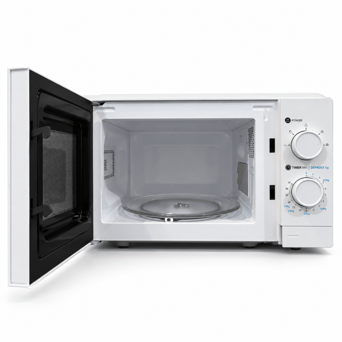 Midea 20L Solo Microwave Oven with Dial Controls – White – MO20MWH - Al Thahani Furniture