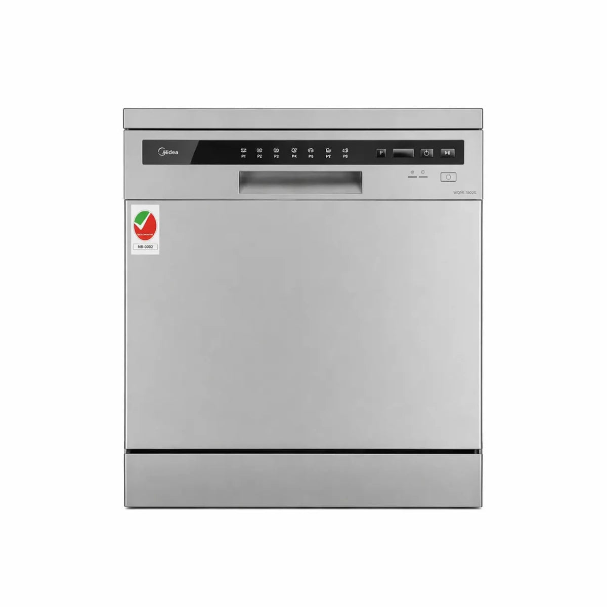 Midea 8 - Place Countertop Dishwasher – used 5 months - althahanifurniture