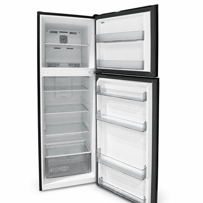 Midea MDRT390MTE28 266L Frost-Free Double-Door Refrigerator – Black - Al Thahani Furniture