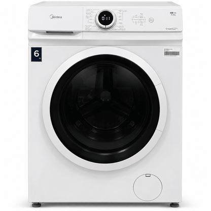 Midea MF100 6kg Front Load Washing Machine with Lunar Dial – White - Al Thahani Furniture
