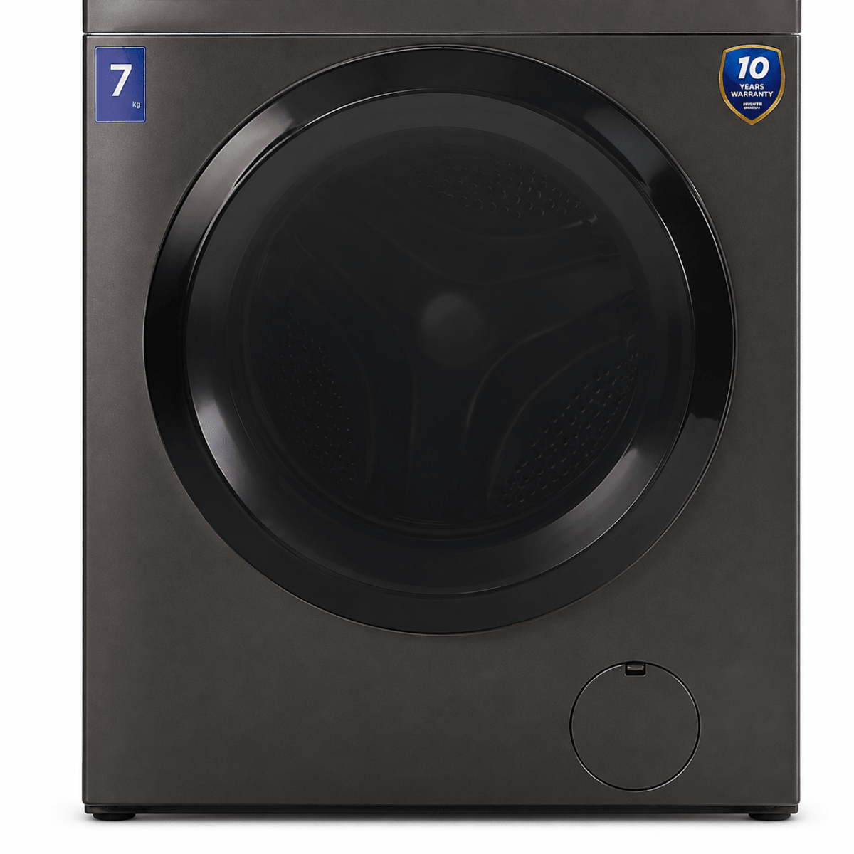 Midea MF100 7 kg Front-Load Inverter Washing Machine | Dark Grey - Al Thahani Furniture