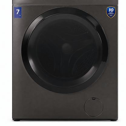 Midea MF100 7 kg Front-Load Inverter Washing Machine | Dark Grey - Al Thahani Furniture