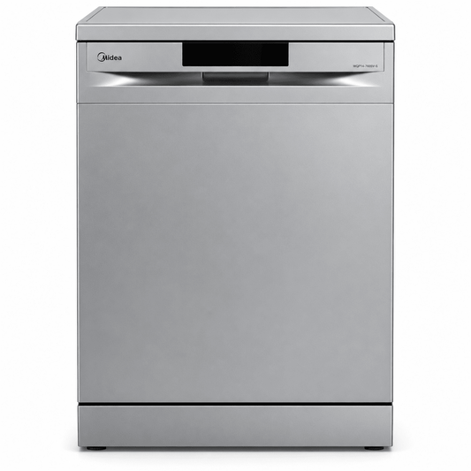 Midea WQP14-7605V-S 14-Place Freestanding Dishwasher – Silver - Al Thahani Furniture