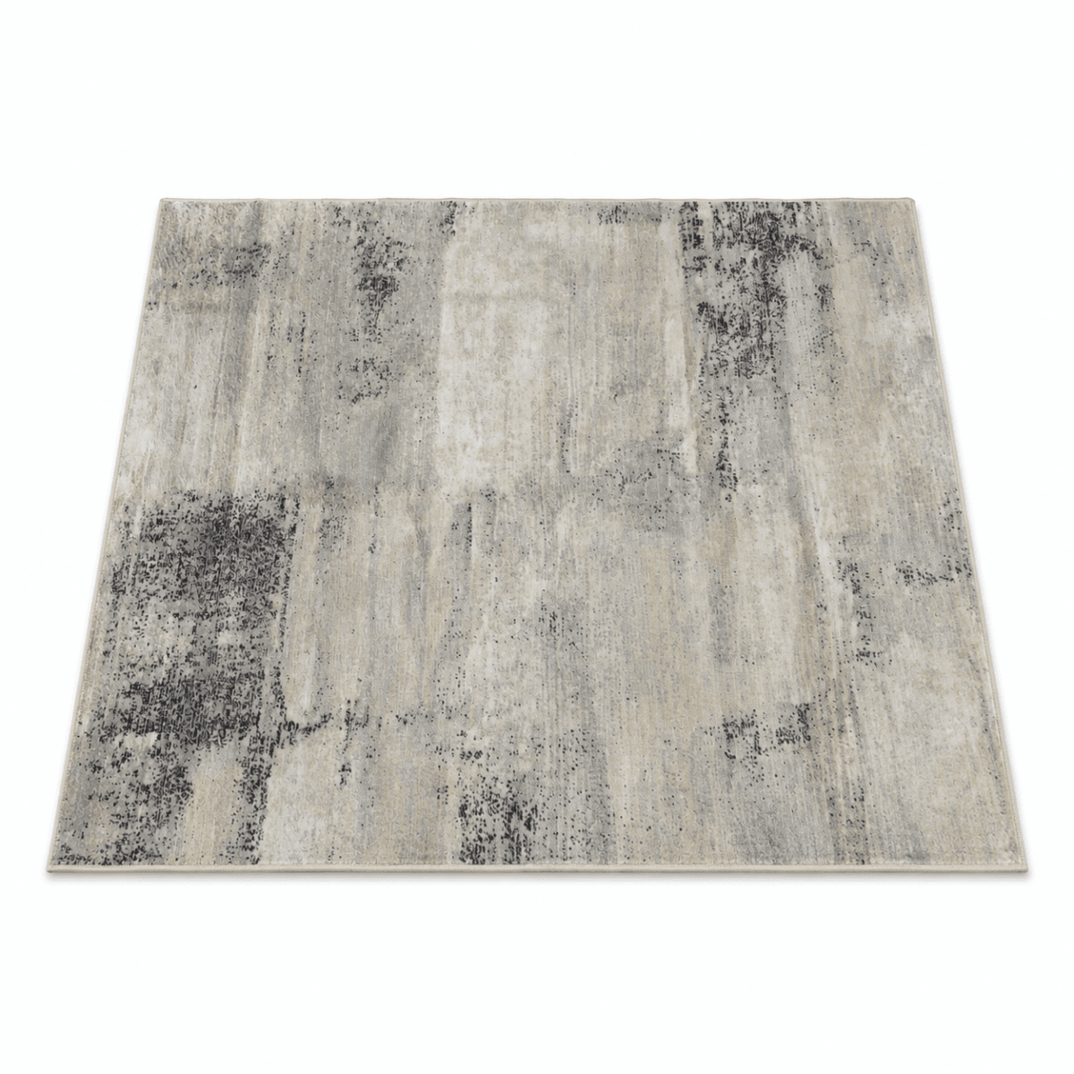 Modern Abstract Area Rug | Beige, Grey & Black | 200 × 300 cm - Al Thahani Furniture