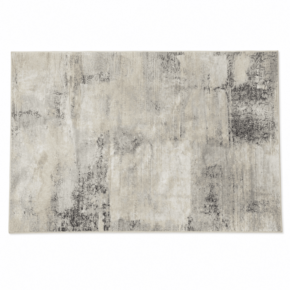 Modern Abstract Area Rug | Beige, Grey & Black | 200 × 300 cm - Al Thahani Furniture