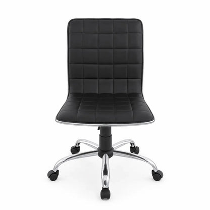 Modern Armless Office Chair - used 4 months - Al Thahani Furniture
