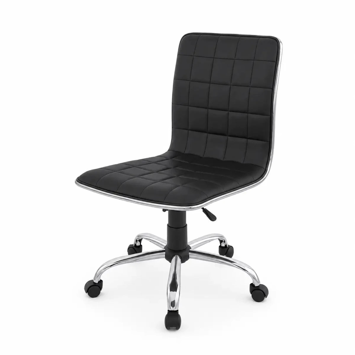 Modern Armless Office Chair - used 4 months - Al Thahani Furniture