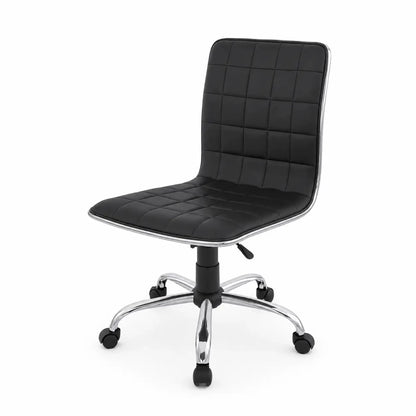 Modern Armless Office Chair - used 4 months - Al Thahani Furniture
