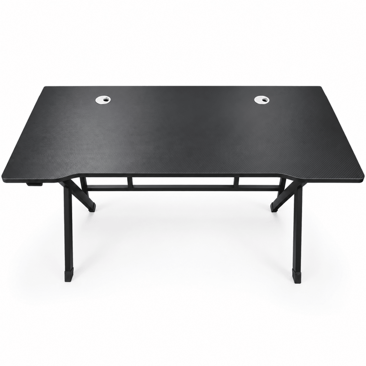 Modern Carbon-Fiber Style Gaming & Computer Desk – Black - Al Thahani Furniture