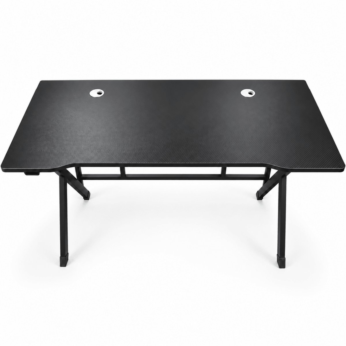 Modern Carbon-Fiber Style Gaming & Computer Desk – Black - Al Thahani Furniture