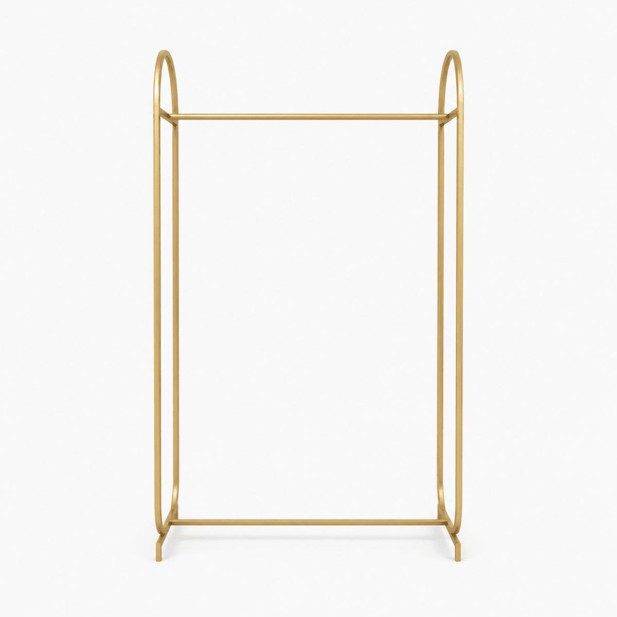 Modern Gold Metal Clothes Hanging Stand | 100x40x200 cm - Al Thahani Furniture