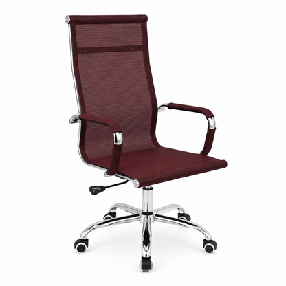 Modern Mid-to-High Back Mesh Executive Office Chair | Ergonomic, Height Adjustable - used 4 months - Al Thahani Furniture