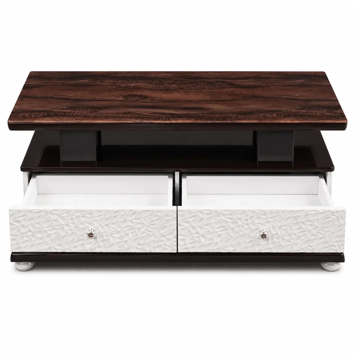 Modern TV Cabinet | Low - Profile Media Console - used 7 months - Al Thahani Furniture