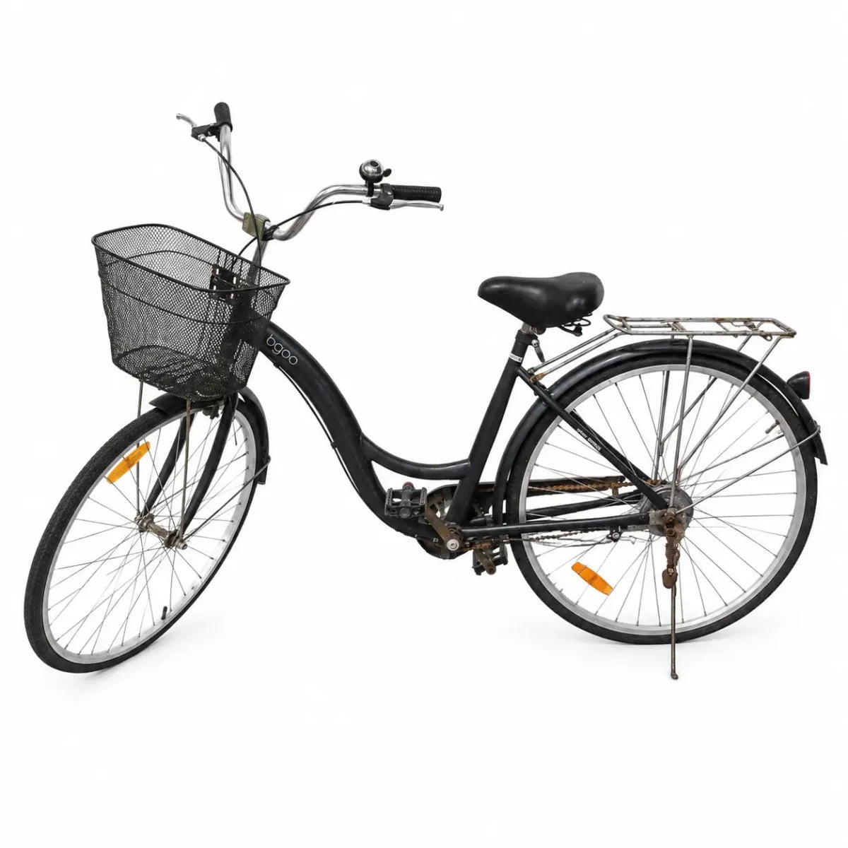 Mogoo Brooklyn Single Speed Cruiser Bike | 26 Inch, Grey, City Bike - used 1 Year - Al Thahani Furniture