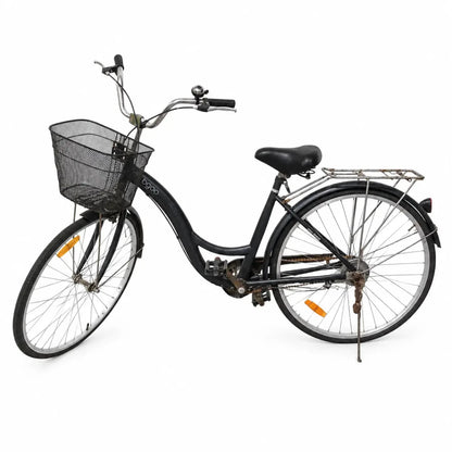 Mogoo Brooklyn Single Speed Cruiser Bike | 26 Inch, Grey, City Bike - used 1 Year - Al Thahani Furniture