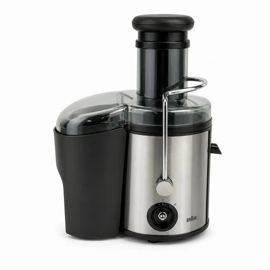 Müller Koch MK-6015 Fruits & Vegetables Juice Extractor | 1000W, 2.0L Pulp Container - used 5 months - Al Thahani Furniture