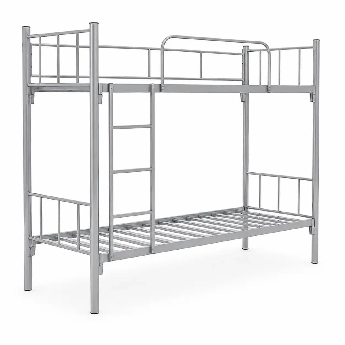 Nad Furniture HK2 Steel Bunk Bed | Silver, 190x90x170 cm, No Mattress - Al Thahani Furniture