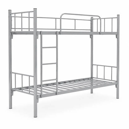 Nad Furniture HK2 Steel Bunk Bed | Silver, 190x90x170 cm, No Mattress - Al Thahani Furniture