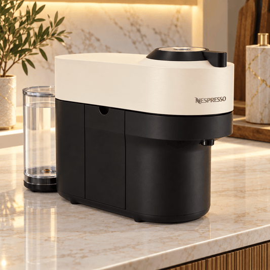 Nespresso Vertuo Pop Coffee Machine – Coconut White – 0.6L - Al Thahani Furniture