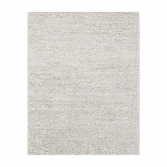 Neva Grey Rug | Hand-Tufted, Solid Light Grey, 160x230 cm - used 5 months - Al Thahani Furniture