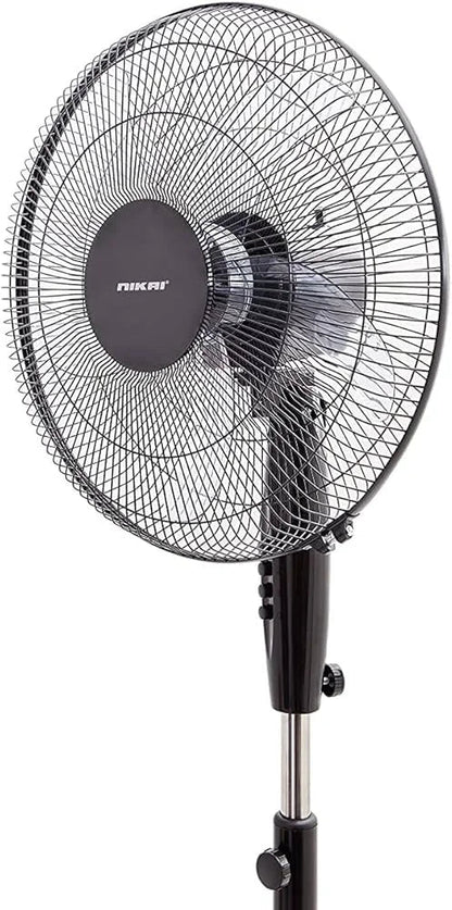 Nikai 16‑Inch Pedestal Fan | 45W High‑Performance Copper Motor - althahanifurniture