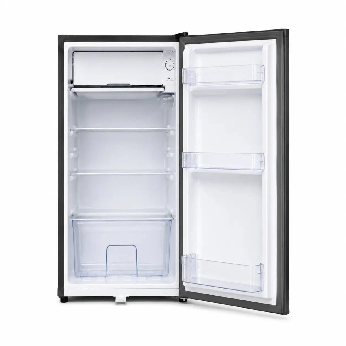 Nikai NRF130SS1 Single Door Mini Refrigerator | 130L Gross, Silver - used 4 months - Al Thahani Furniture