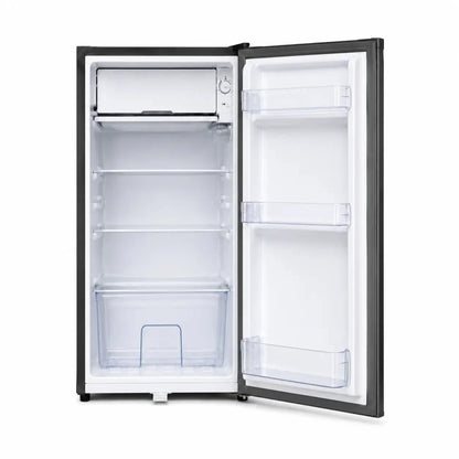 Nikai NRF130SS1 Single Door Mini Refrigerator | 130L Gross, Silver - used 4 months - Al Thahani Furniture