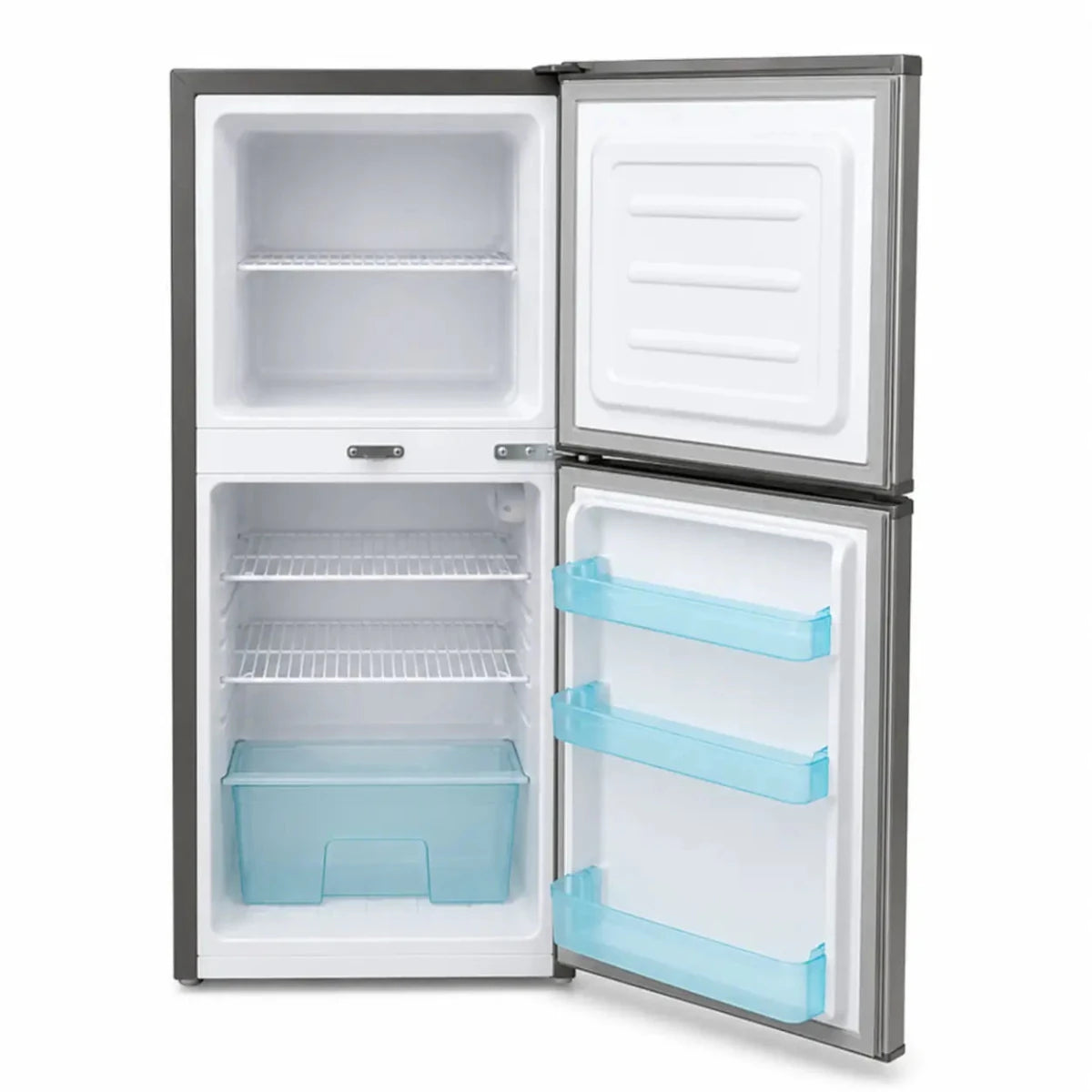 Nikai NRF190DN4S Double-Door Refrigerator | 190L Gross, Dark Silver - used 3 months - Al Thahani Furniture