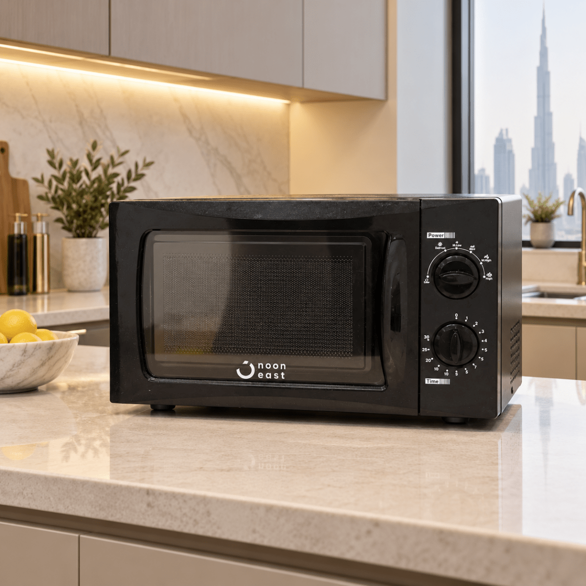 Noon East P70H20L-DE 20L Solo Microwave Oven – 700W – Black - Al Thahani Furniture