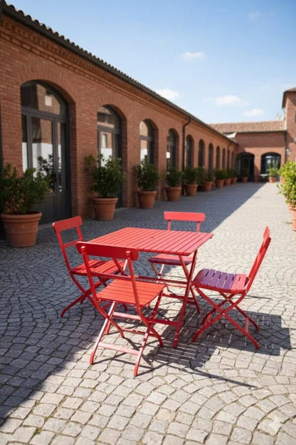 Outdoor Dinning Table with 4 Chairs from IKEA - althahanifurniture