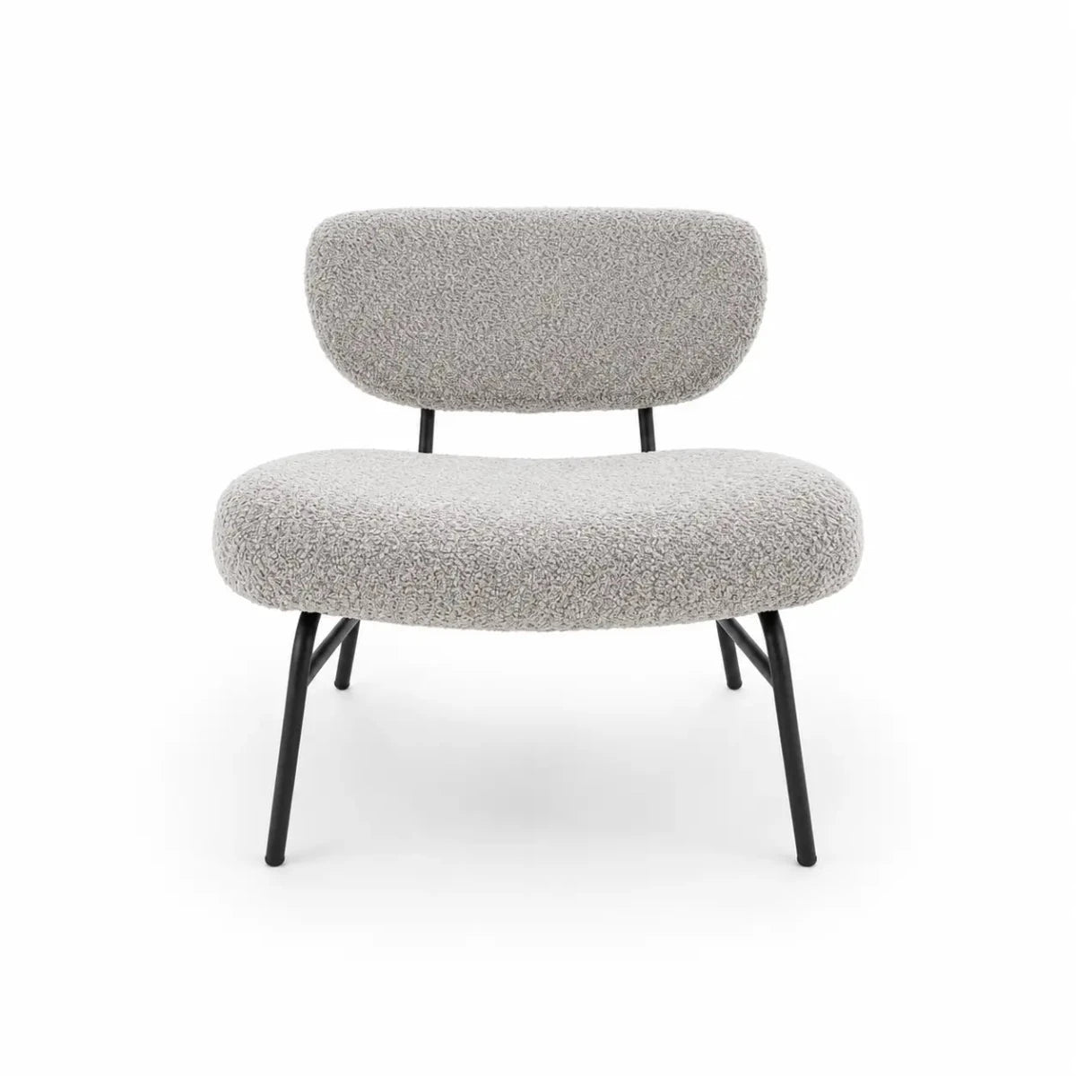 Pan Home Bormio Accent Chair | Light Grey - used 4 months - Al Thahani Furniture