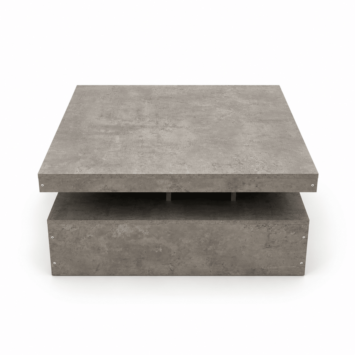PAN Home Kapehorn Rotating Square Coffee Table | Grey, 79x79 cm - Al Thahani Furniture