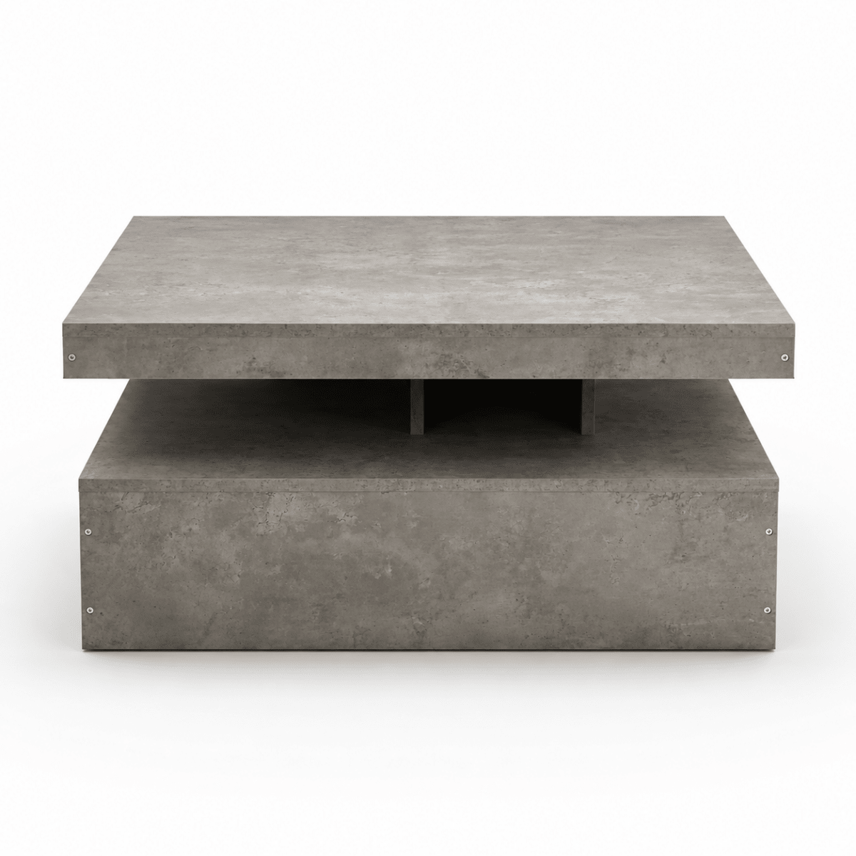 PAN Home Kapehorn Rotating Square Coffee Table | Grey, 79x79 cm - Al Thahani Furniture