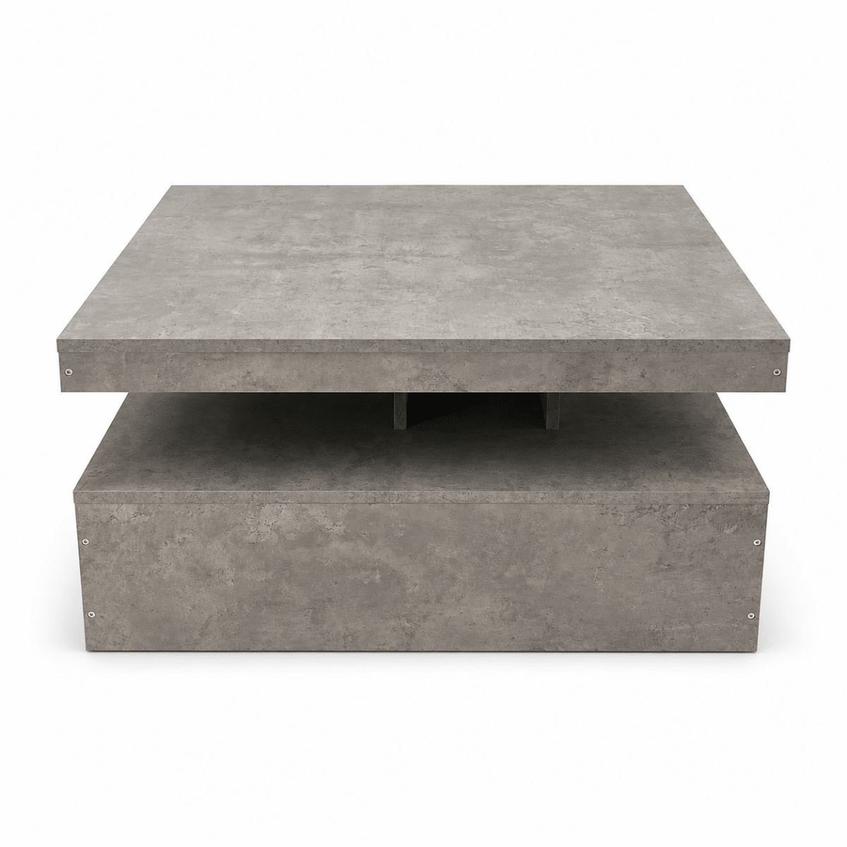 PAN Home Kapehorn Rotating Square Coffee Table | Grey, 79x79 cm - Al Thahani Furniture