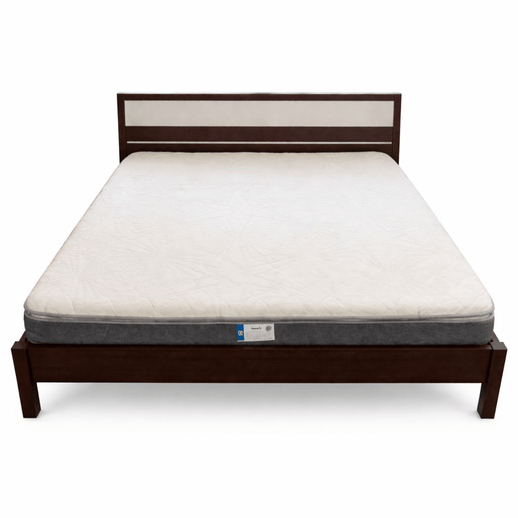 Pan Home King Bed & Mattress Set – Solid Wood Frame – 180x200 cm - althahanifurniture