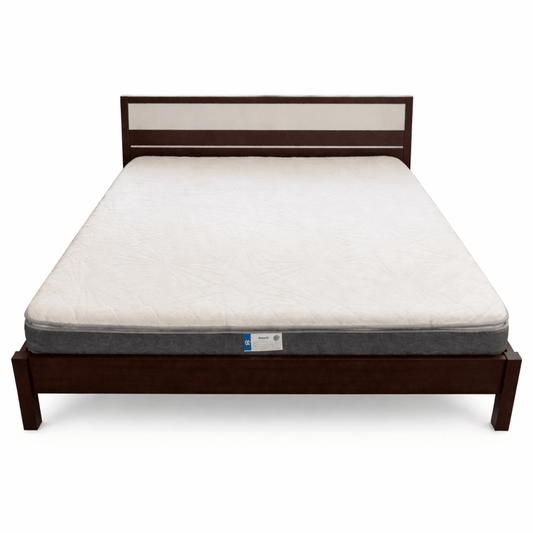 Pan Home King Bed & Mattress Set – Solid Wood Frame – 180x200 cm - althahanifurniture