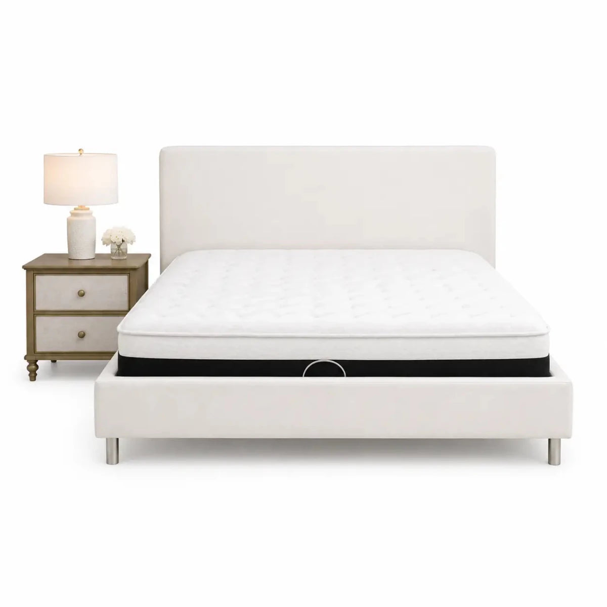 Pan Home King Bed Set | 3-Piece, without Mattress - used 9 months - Al Thahani Furniture